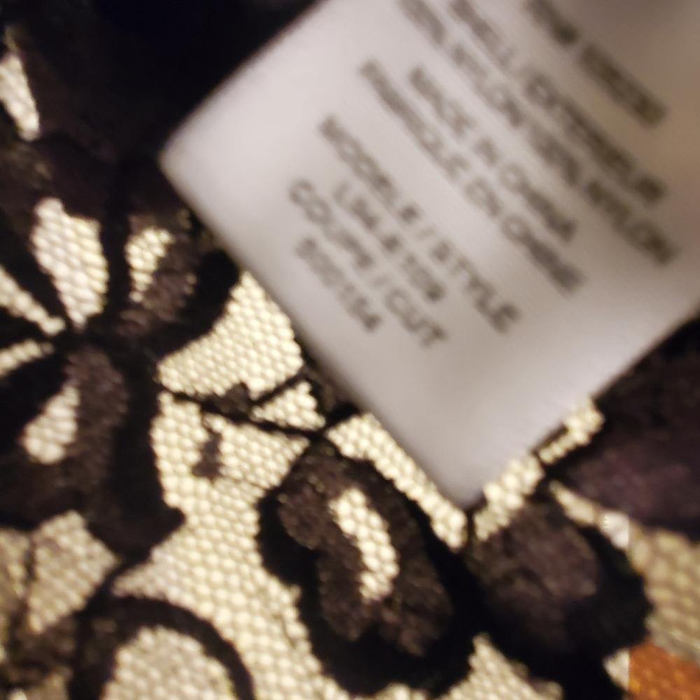 Equipment Femme Lace Black Shirt Small - Pre-owned